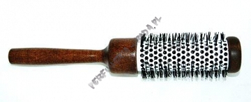 Ceramiczna szczotka do modelowania włosów w drewnianej oprawie nr.5