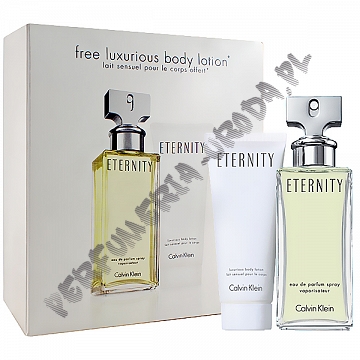 Calvin Klein Eternity woda perfumowana 100 ml spray + balsam do ciała 100 ml