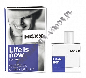 Mexx Life is now woda toaletowa dla mężczyzn 50 ml