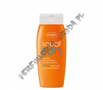 Ziaja Sopot Sun emulsja wodoodporna SPF 15 150 ml