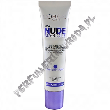 Loreal  Nude Magique nawilżający krem na dzień tonujący Fair Skin Tone SPF 12 BB Cream Bare Skin Beautifier 30 ml