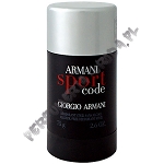 Giorgio Armani Code Sport pour homme dezodorant sztyft 75 ml  