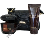 Versace Crystal Noir woda toaletowa 90 ml spray +  balsam do ciała 100 ml + torebka