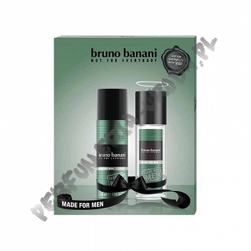 Bruno Banani Made for men dezodorant 150 ml + dezodorant w szkle 75 ml
