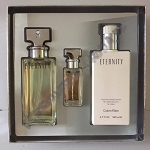 Calvin Klein Eternity woda perfumowana 100 ml spray + woda perfumowana 15 ml + balsam do ciała 200 ml