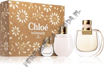 Chloé Nomade woda perfumowana 75ml+ miniaturaka woda perfumowana 5ml + balsam do ciała 100ml