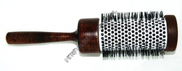Ceramiczna szczotka do modelowania włosów w drewnianej oprawie nr.7