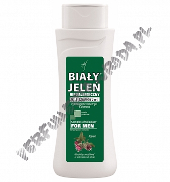 Biały Jeleń Men żel&szampon 2w1 z łopianem 300ml