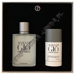 Giorgio Armani Acqua Di Gio Pour Homme woda toaletowa 100 ml spray + dezodorant sztyft 75 g 