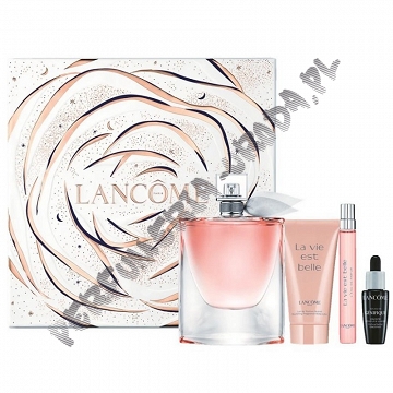 Lancome La Vie Est Belle woda perfumowana 100 ml spray + woda perfumowana 10 ml + mleczko do ciała 50 ml + serum 7 ml