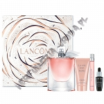 Lancome La Vie Est Belle woda perfumowana 100 ml spray + woda perfumowana 10 ml + mleczko do ciała 50 ml + serum 7 ml