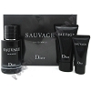 Dior Sauvage woda perfumowana 60 ml spray + żel pod prysznic 50 ml + balsam po goleniu 20 ml